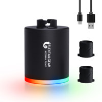 FLEXTAIL Electric Hookah Pump Kit with 1300 mAh Rechargeable Battery Led Light Mini Portable Charcoal Starter Warm Up Set