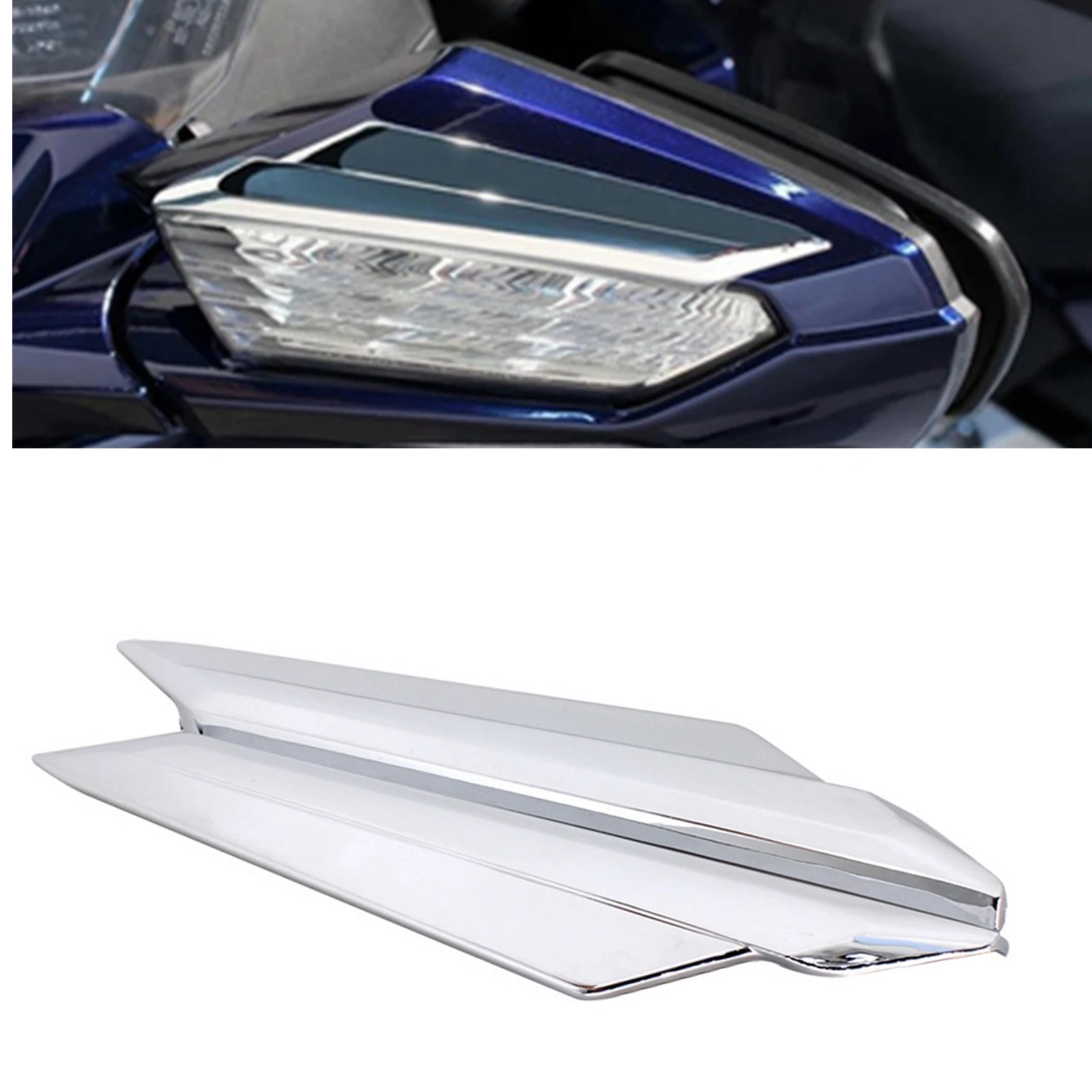 

For Honda Goldwing GL1800 F6C F6B 2018-2021 Rearview Mirror Cover Trim