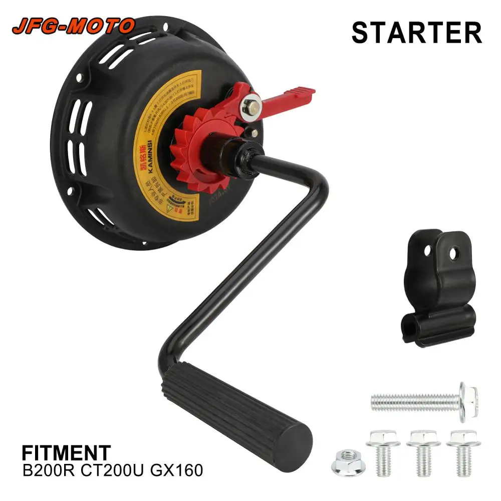 Recoil Starter without Manual Pulling Starter Motorcycle Accessories For COLEMAN CT200U B200R HONDA GX160 Street Bike Motorbike