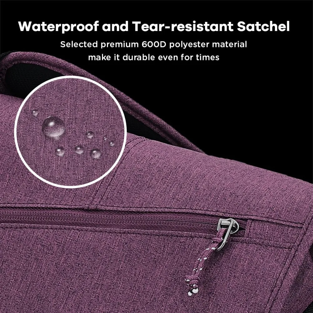 حقيبة OIWAS للنساء، 15.6 بوصة للكمبيوتر المحمول حقائب كروس للرجال حقيبة كتف كاجوال حقيبة مكتب للسفر الجامعي #5