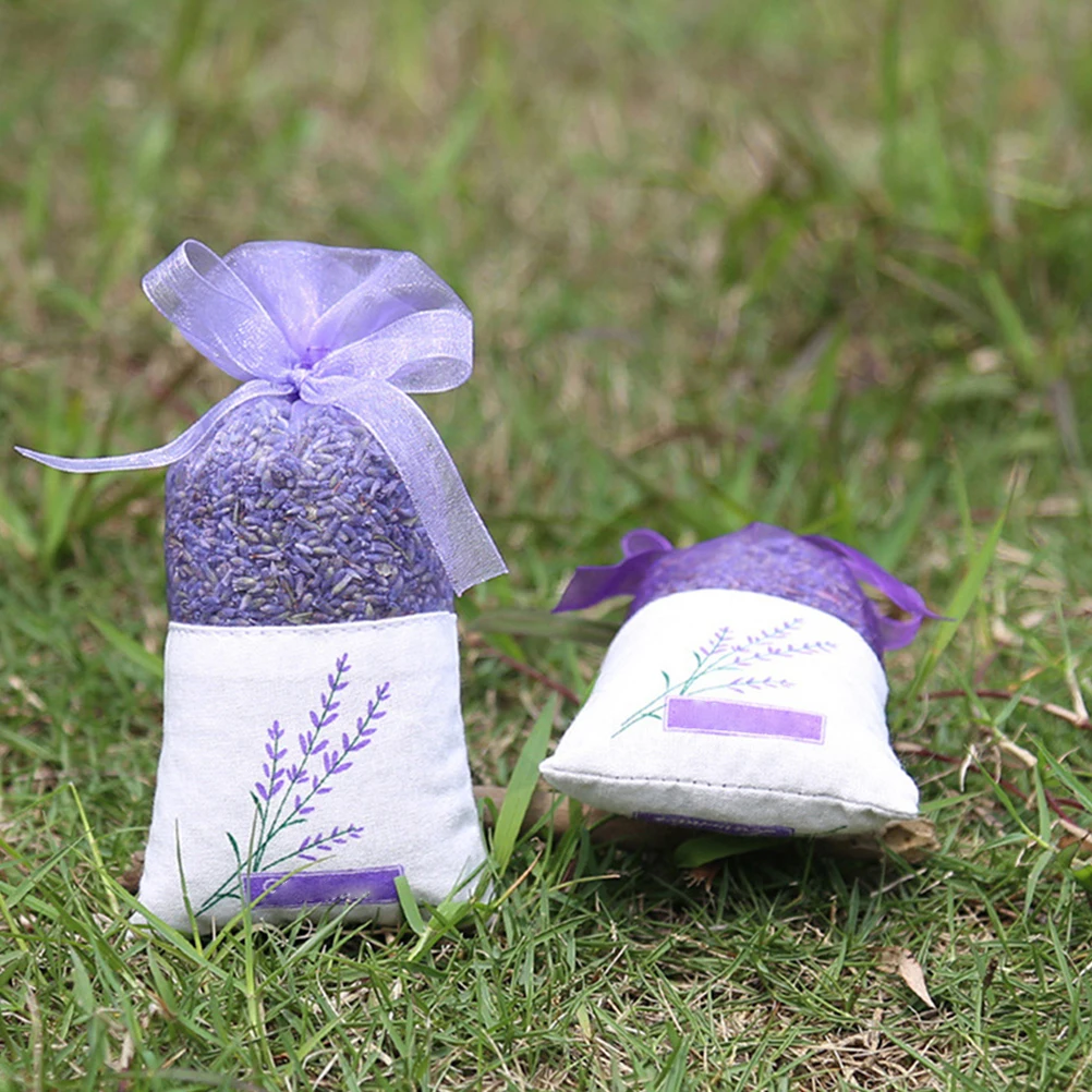 

Sachet Bags Lavender Fragrance Pouches Drawstring Gauze Package Empty Sachets for Herbs Tea Gifts Aromatic Air Freshener Home
