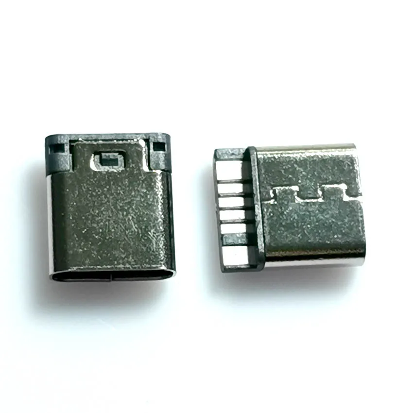 5PCS USB Type-C Welding Wire Type Female Base 2Pin/6pin Short Body 10.0 Simple Model