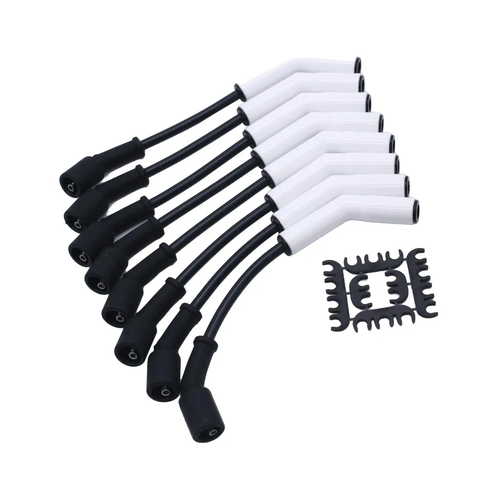 

Extreme 9000 Boot Spark Plug Wire Kit Heat Resistant Cable Set for GM LS3 LS4 LS7 Easy Install Automotive Accessory