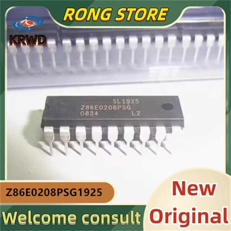10PCS Z86E0208PSG1925 New original Z86E0208 DIP18