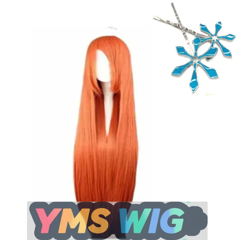 

Anime Orihime Inoue Arrancar Cosplay Wig Halloween Gifts Hair Clip with Headwear Cos Wig