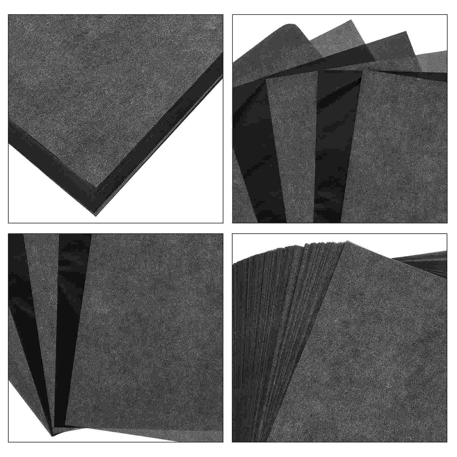 100 Sheets Tracing Paper Graphite Carbon Writing Blue Copy Black Small Transfer