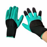 Horticultural Glove with Fingertips Claws Quick Easy Dig Protective Safe For Rose Pruning Glove Mittens 1Pairs Garden Glove