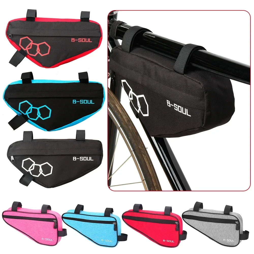 

Bike Bicycle Bag Waterproof Triangle Bike Bag Front Tube Frame Bag Mountain Bike Triangle Pouch Frame Holder Bicycle Accessories