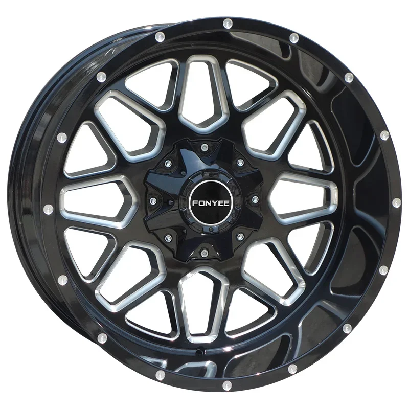 F80E315 Fonyee wheels for auto popular pattern off-road mags latest modified design alloy wheels high quality car rims in stock