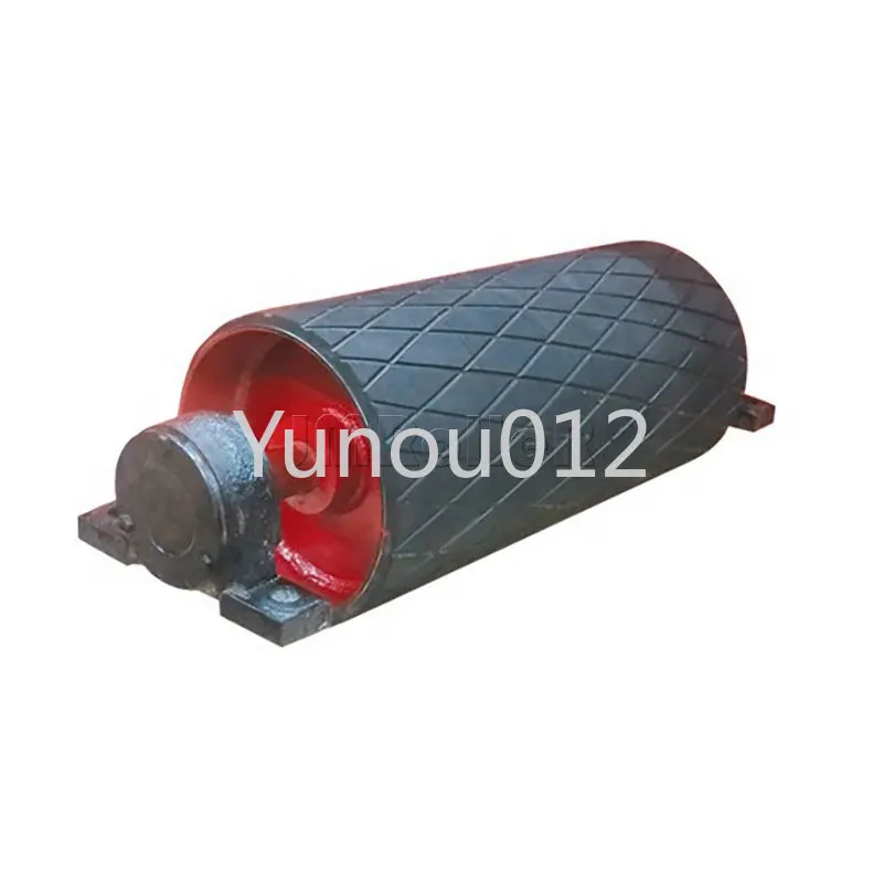 Material handling equipment parts head pulley  conveyor roller pulleys