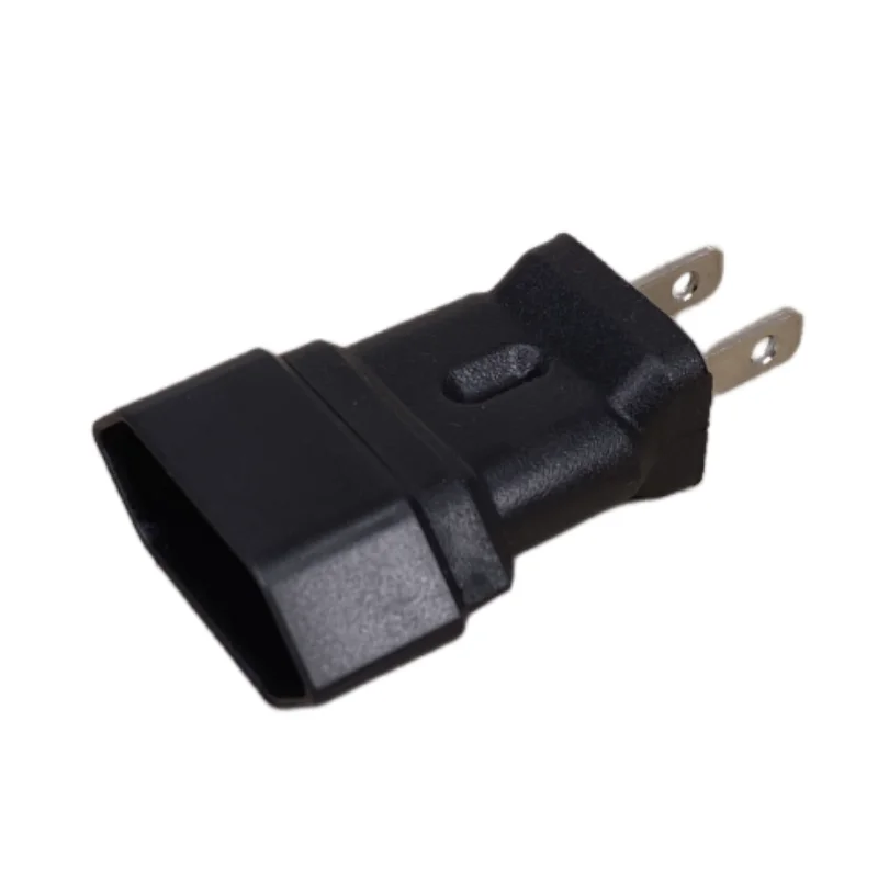 الولايات المتحدة 2-دبابيس مسطحة نوع أ محول السفر ، التيار المتناوب قابس الطاقة محول الأوروبي CEE7/16 وعاء إلى NEMA 1-15P 250 فولت 10A