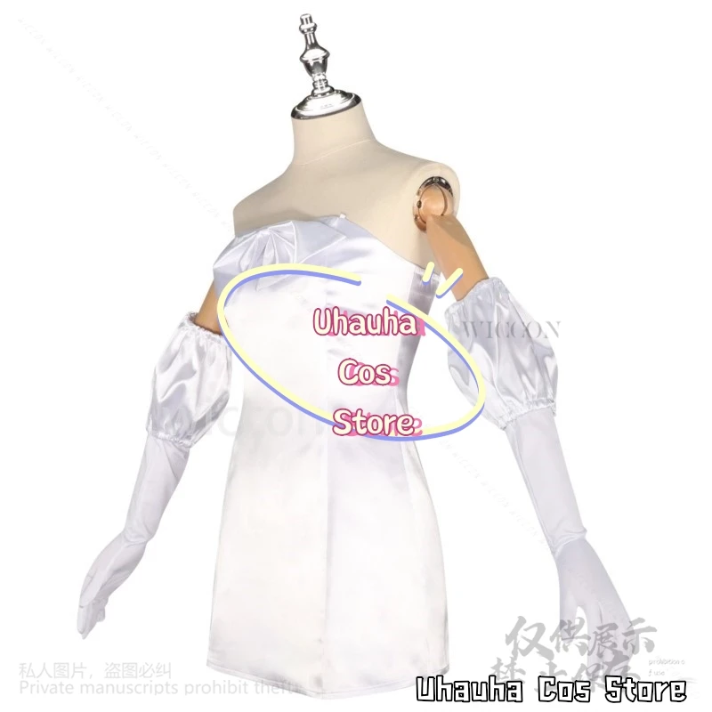 Sua Cosplay per Alien Stage Round1 My Clematis Costume Abito bianco Parrucca Lolita per ragazze Donna Halloween Natale Cos personalizzato