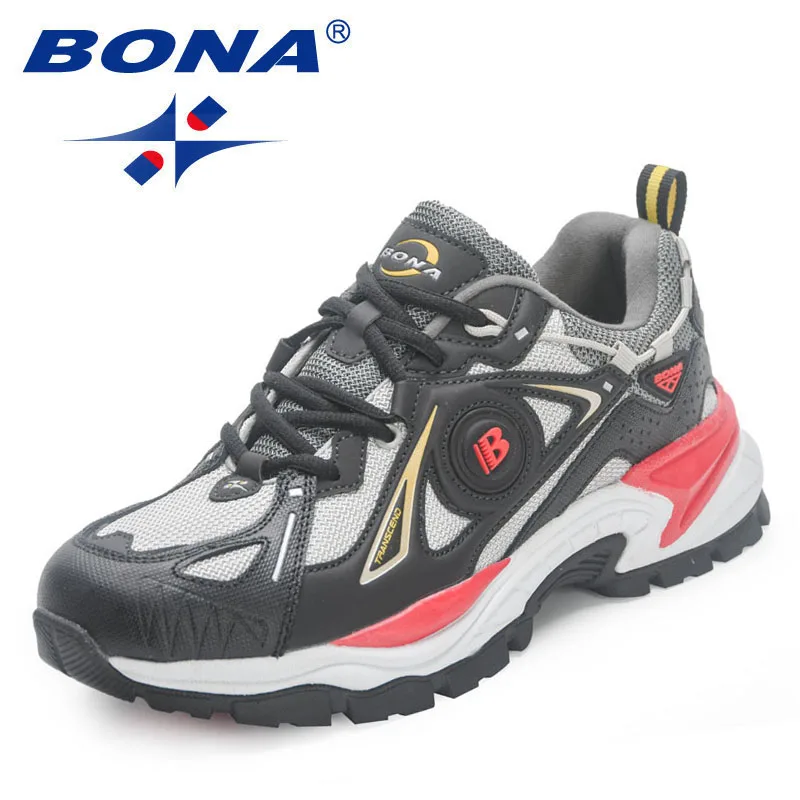 BONA 2023 New Designers Man Spo Anti-slip and wear-resistant Running Shoes Men Breathable Sneakers Outdoor Jogging Walking Shoes