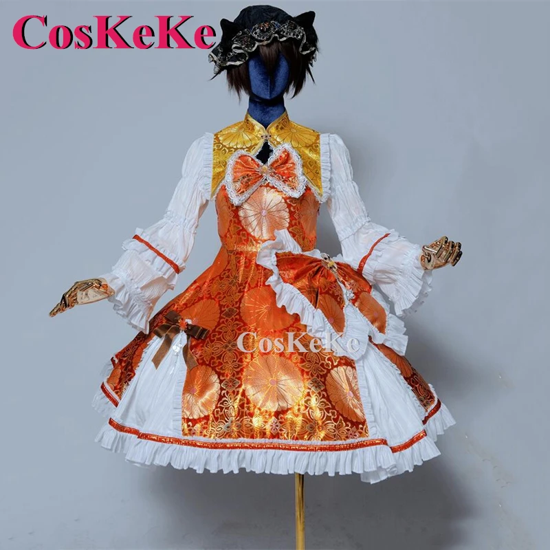 【Customized】CosKeKe Chen Cosplay Game Touhou Project Costume Sweet Gorgeous Formal Dress Halloween Party Role Play Clothing New