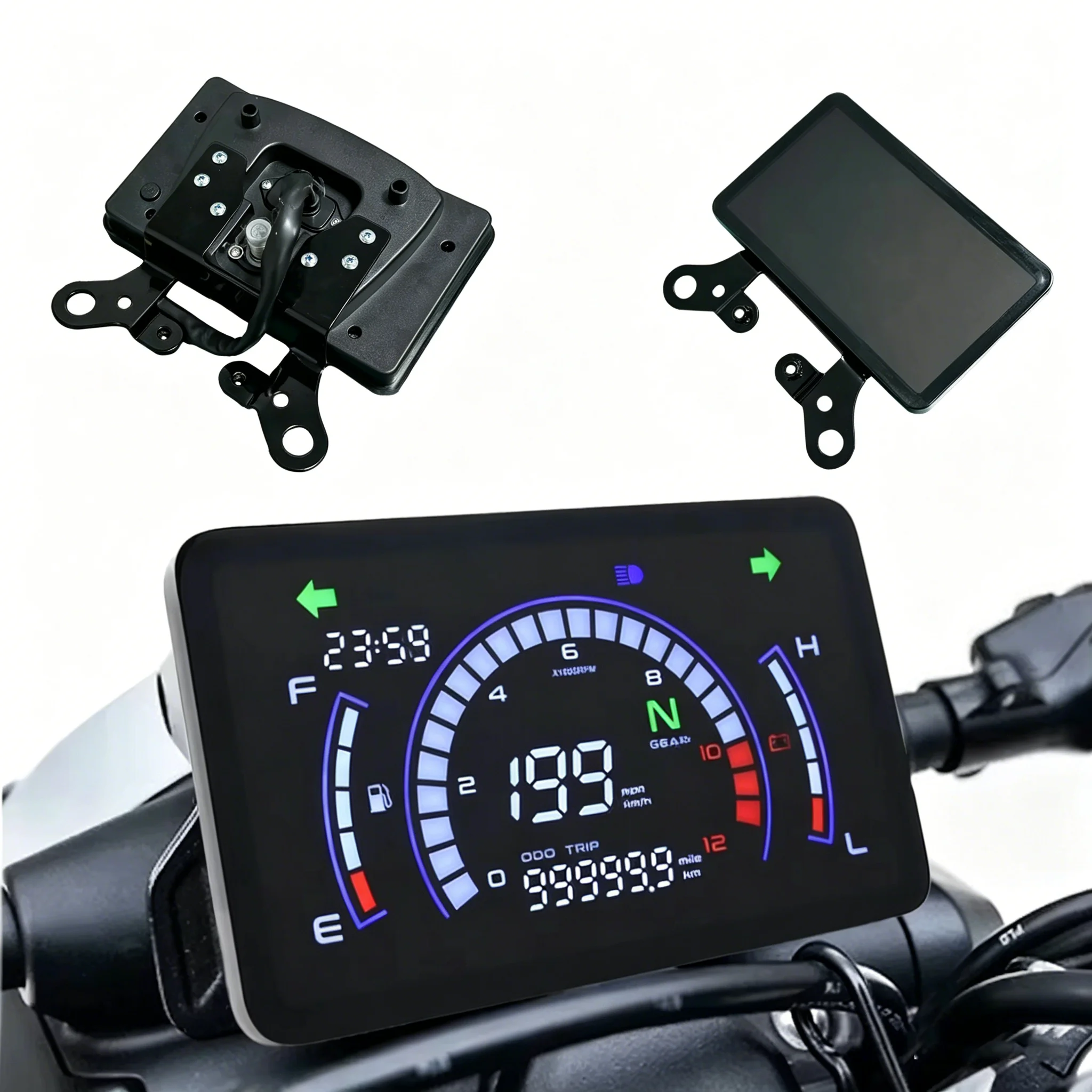 

Universal Motorcycle Speedometer Moto Digital Display Tachometer Dashboard for Honda EX5 Dream Zontes 310 350 Vento Ryder 150