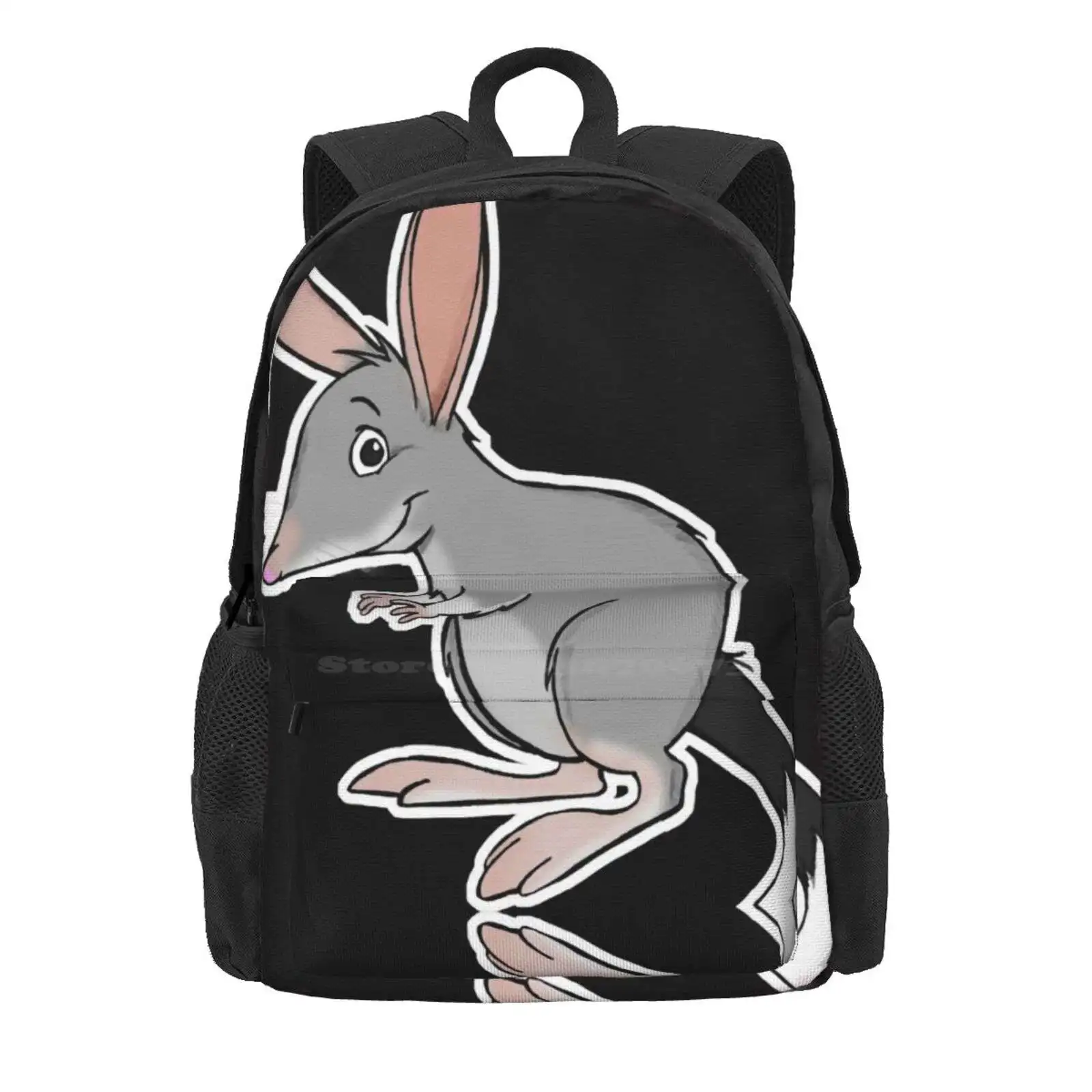 Cute Bilby Hot Sale Schoolbag Backpack Fashion Bags Australian Marsupial Cute Easter Bilby Animals Kids Endangered Bilbies