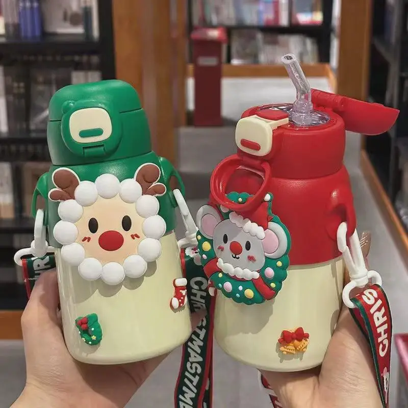 

Food ade 36 Stainl Steel Insulated Water Bottle St Cup for School Children Boys Girls Cartoon Sle 450ml Capaci