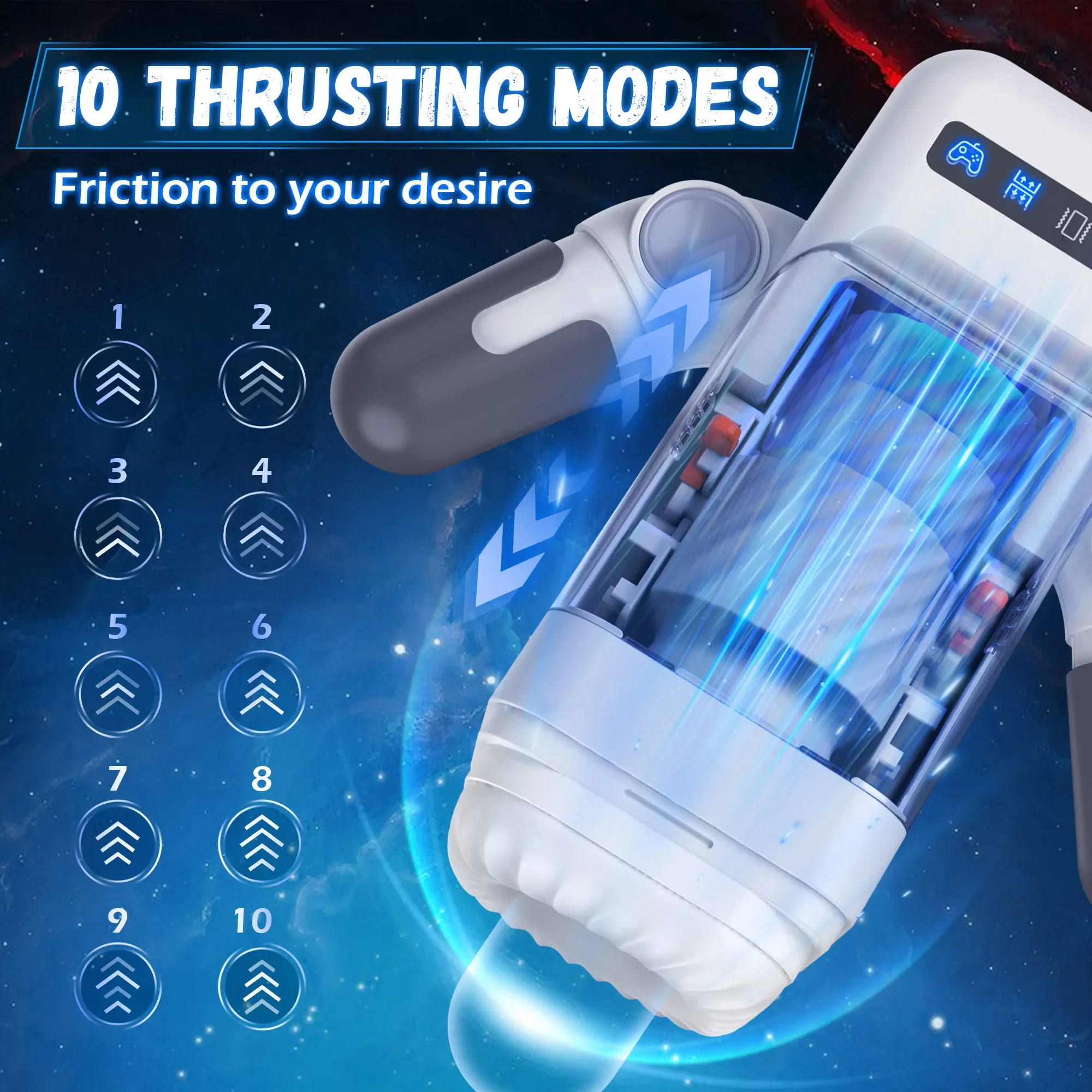 Masturbator Robot Automatic Phone Holder Heated Vibrating Blowback Masturbation Male Sex Toys 18 Sex Toy  Pussy Anal Adult