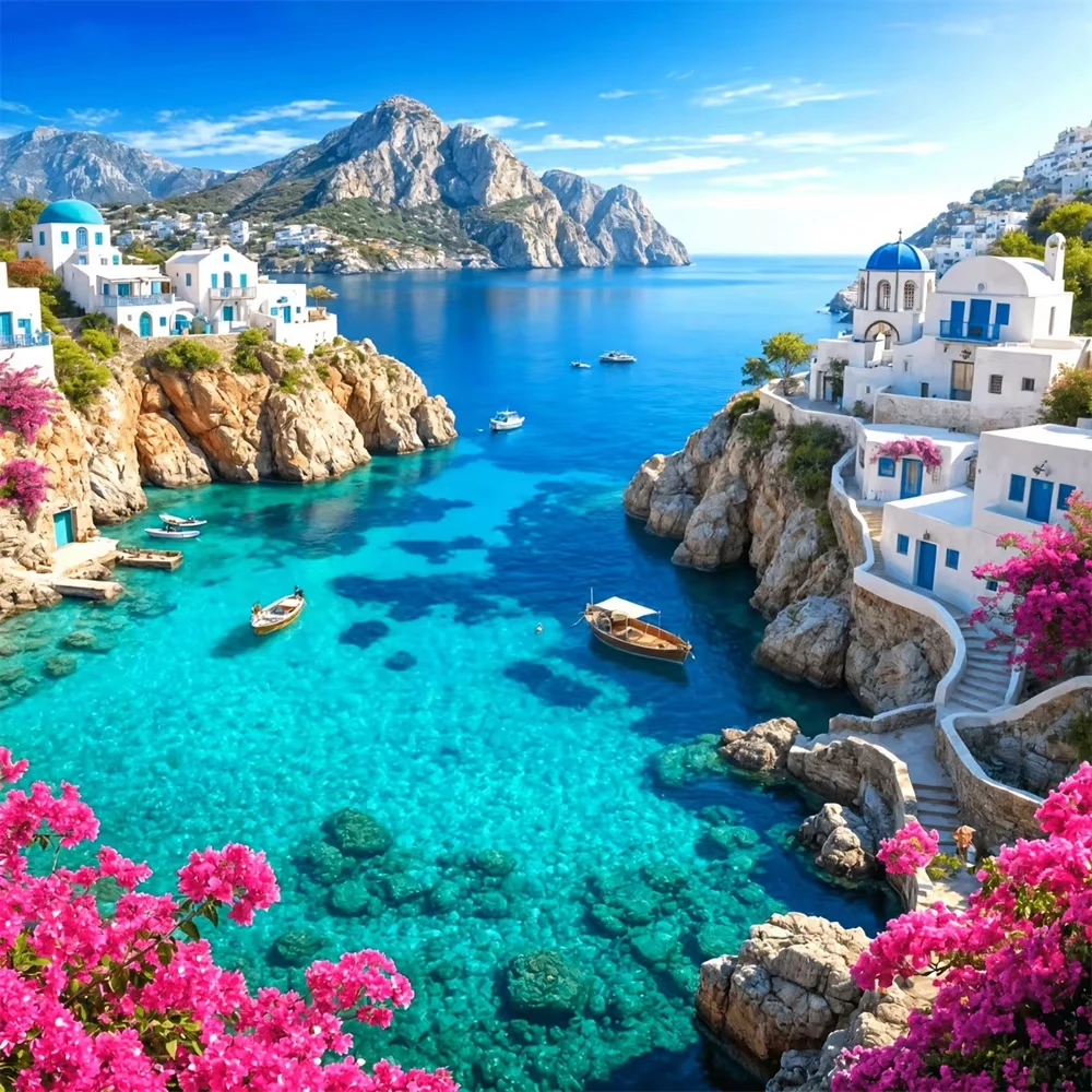 

Seaside Landscape 500PCS/1024 PCS Jigsaw Puzzles Relaxing Family Activity Games for Living Room Home Decor Gift