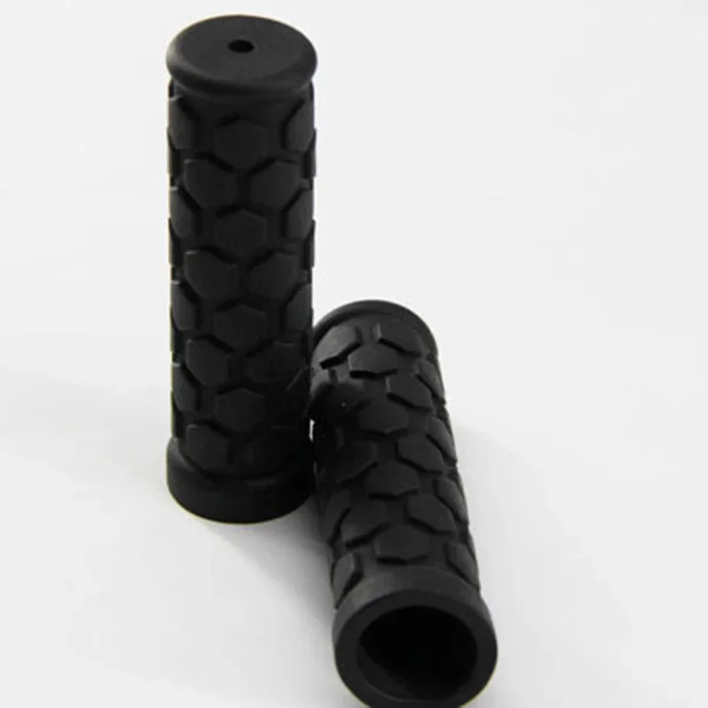 New Bicycle Bike Handle Handlebar 22mm Anti Slip Rubber Grip Bicycle Handle Handlebar Black Length Approx. 102mm Rubber