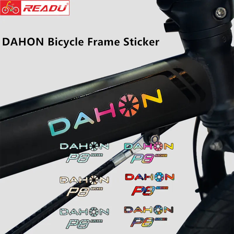 

READU Bike Stickers Personalized Sticker Folding Bicycle Frame Sticker DAHON P8 P9 Decorative Frame Decals bike accessories