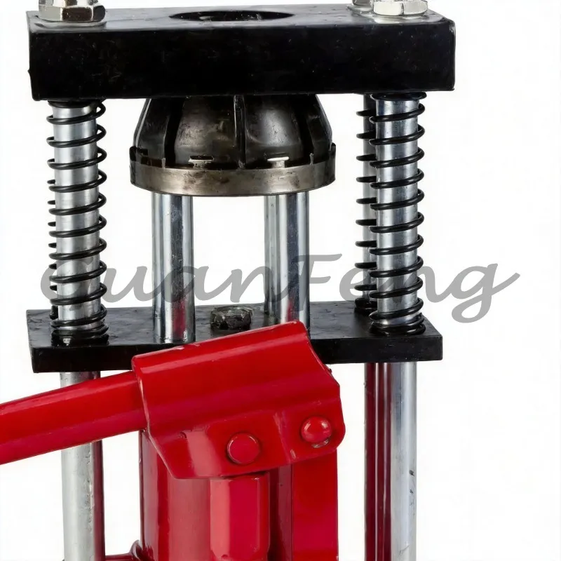 Desktop Hydraulic High Pressure Pipe Crimper, Type D 8-Tooth Handheld Hose Crimping Clamp for 12-20mm Hoses