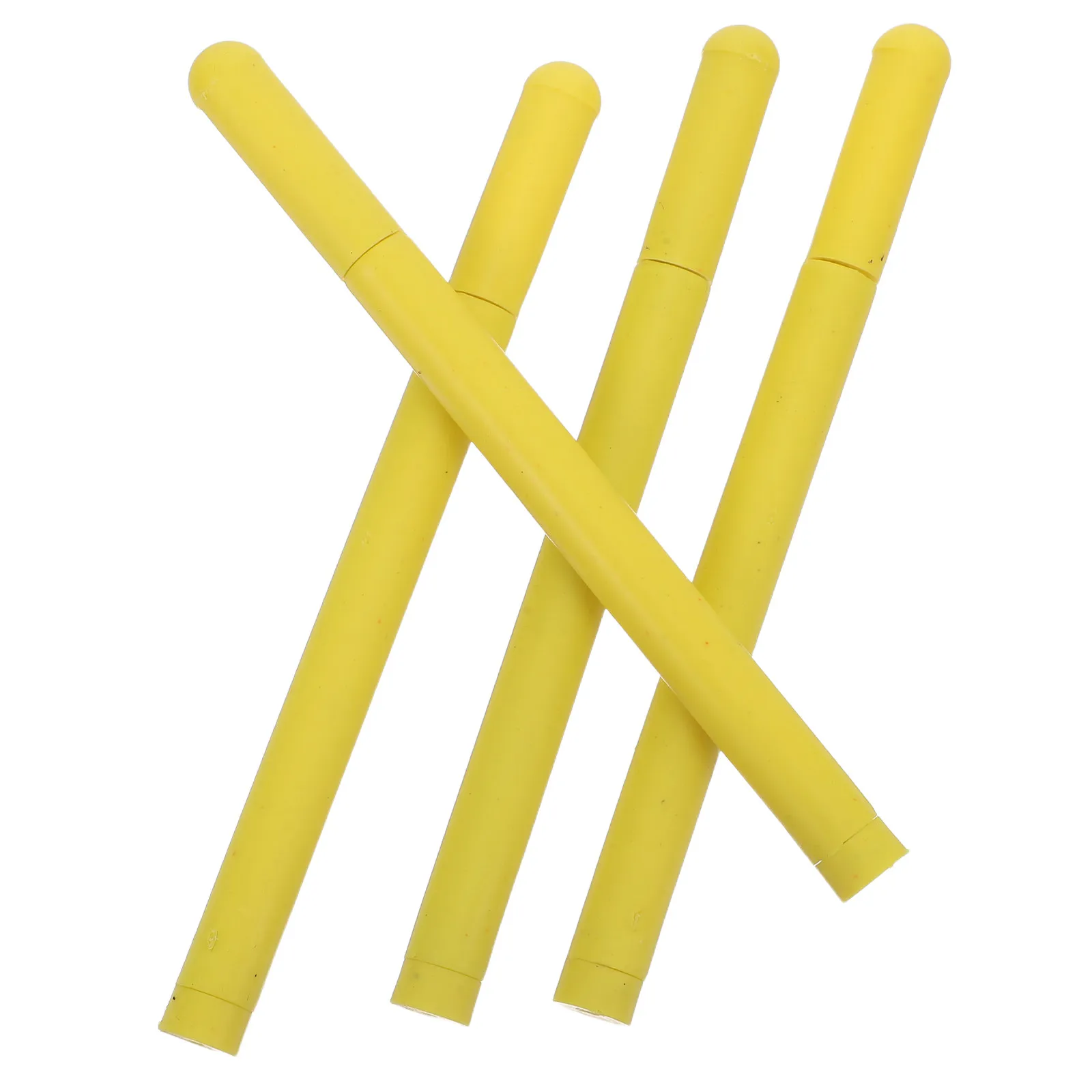 4Pcs Silicone Anti-Swallow Safety Pen Secure Environments Multi-Use Pen for Prisons Detention Centers Mental Health Hospitals