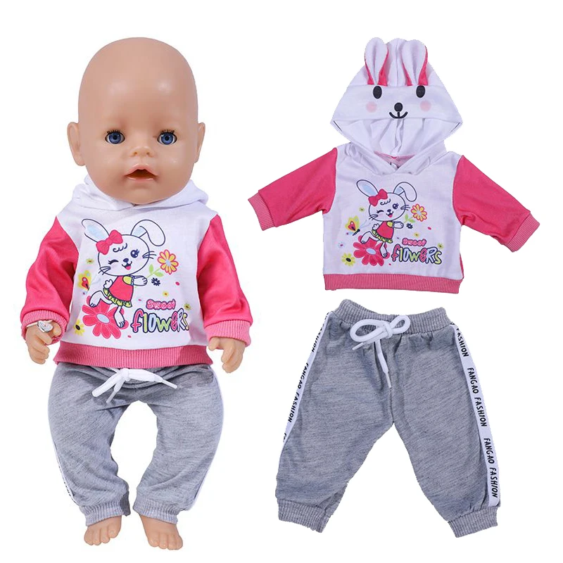 43 cm 40 cm Baby doll Girl Clothes 17 Inch Baby Doll Boy Outfit Dress Coat