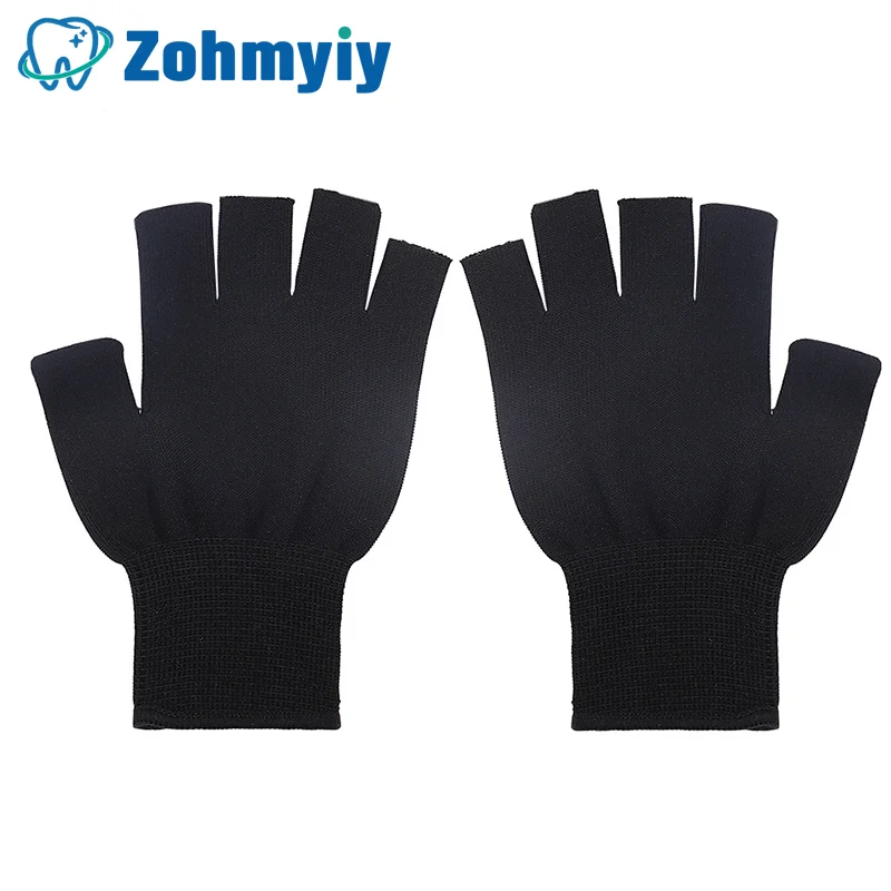 

Sunscreen Gloves Nail Art Glove UV Protection Gloves Protecter For Nail Art Gel UV LED Lamp Tool