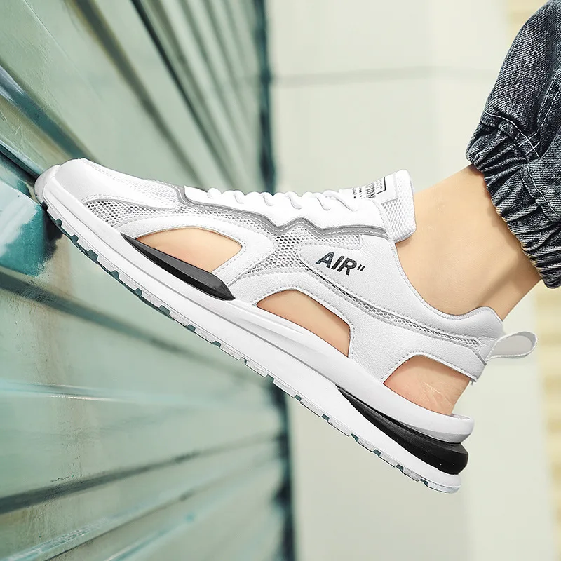 Shijunyi Men's Sport Sandals Black 3
