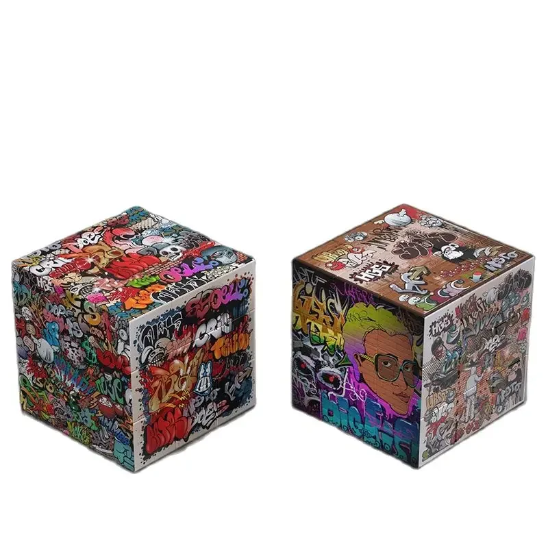 3x3x3 Doodle Cartoon Creative Patterns Fun Magic Cube Children\'s Educational Toys Gifts