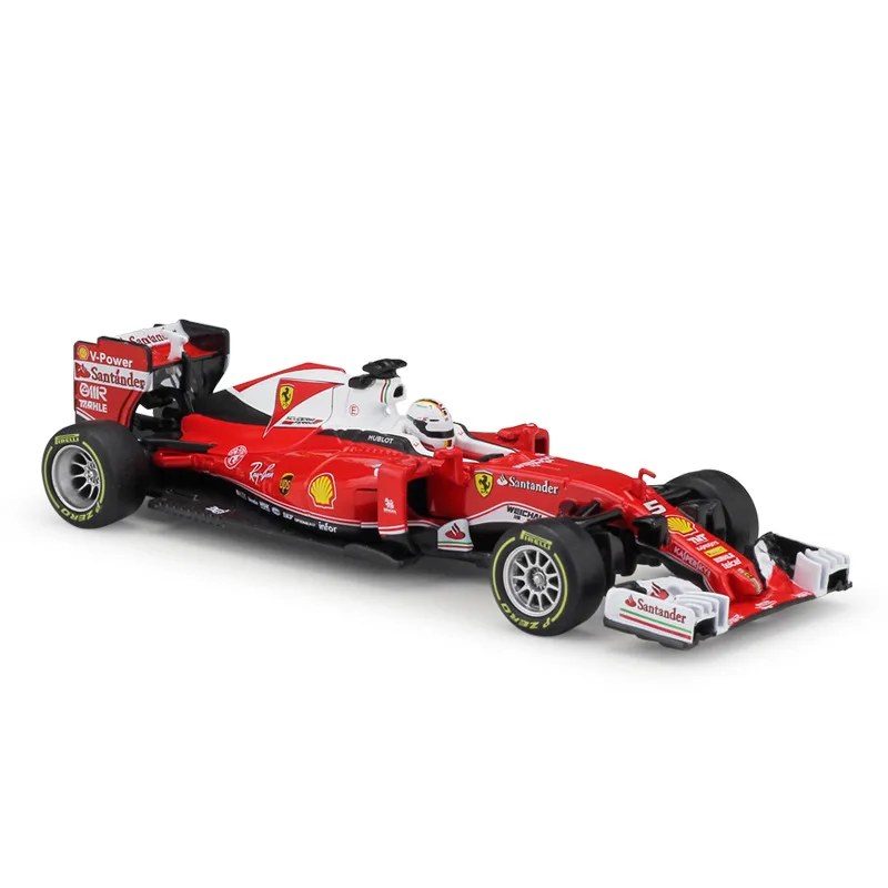 Bburago 1:32 Ferrari SF16-H F1 Racing Simulation Alloy Car Model Raikkonen Vettel Car Collect Gifts Toy B346