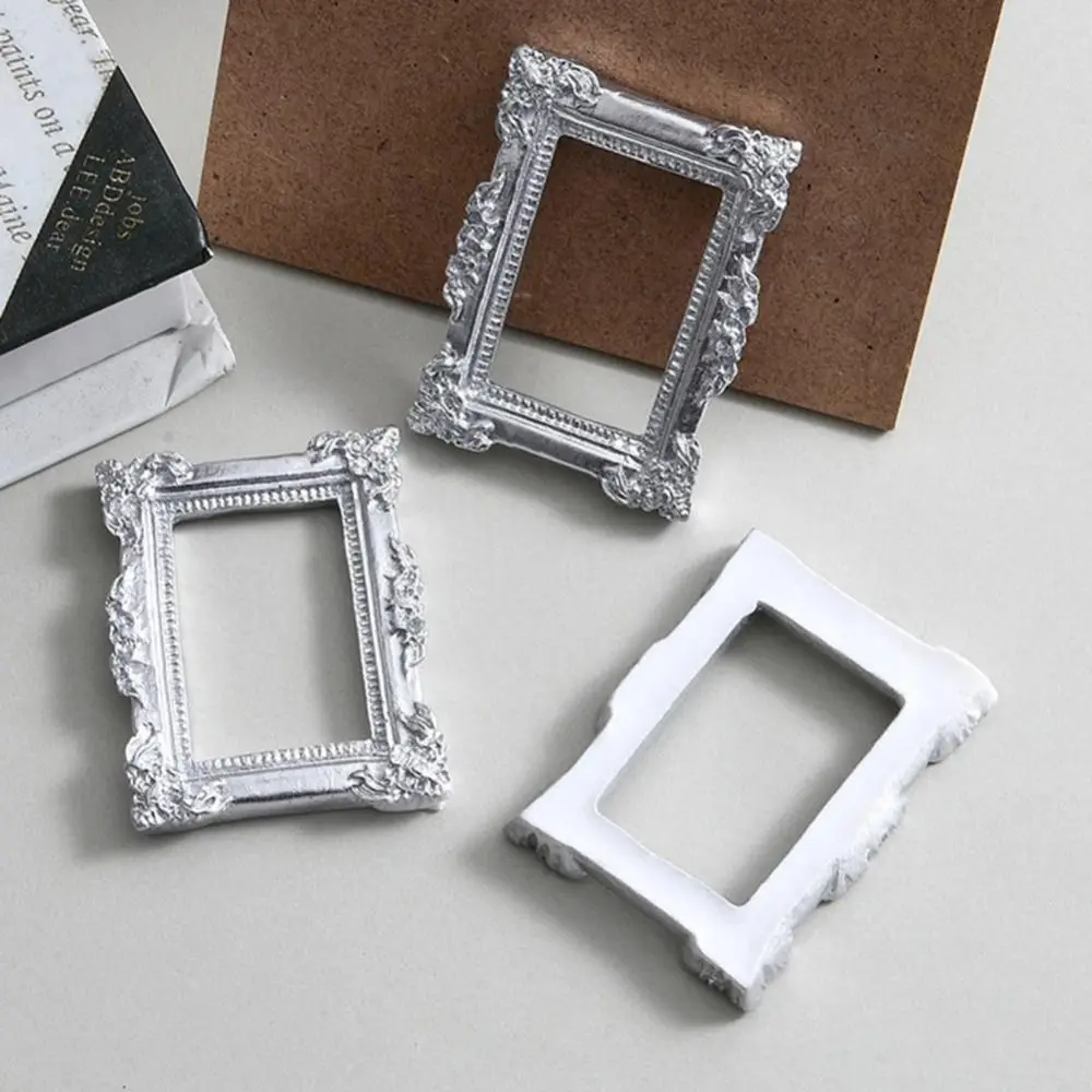 Nice-looking Mini Picture Frame Resin Fine Workmanship Small Size Miniature Photo Frames for Gift