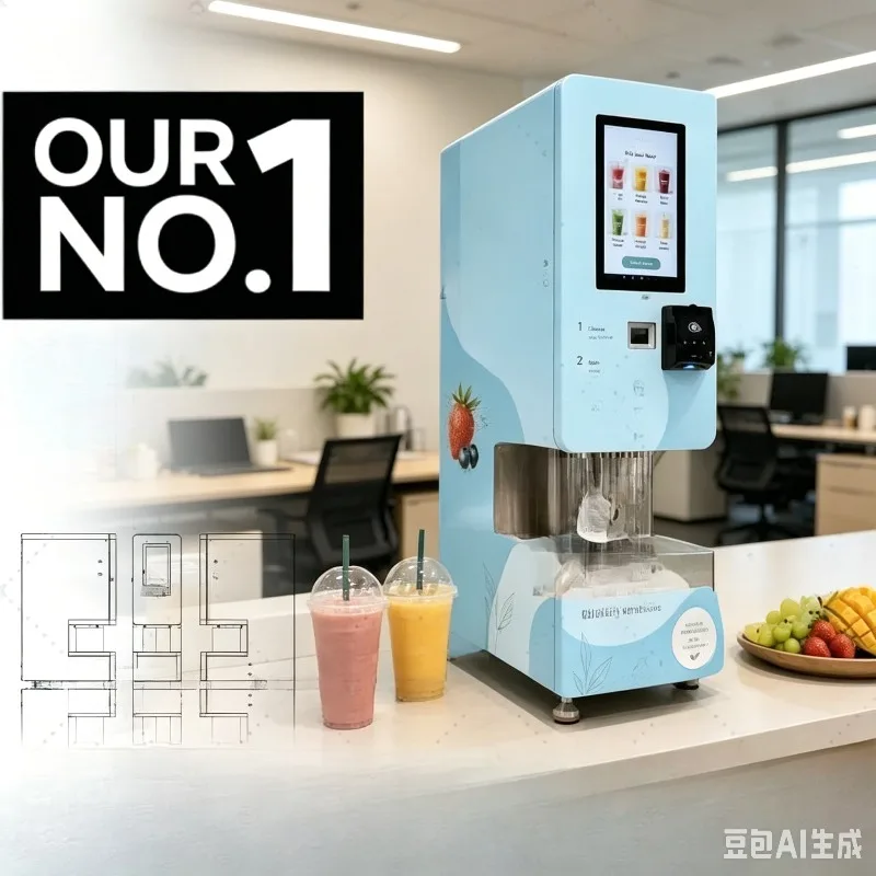 Smoothie Vending Machine Customized Self Service Shake Dispenser Automatic Fresh Drink Maker Gym Fitness Commercial Solution