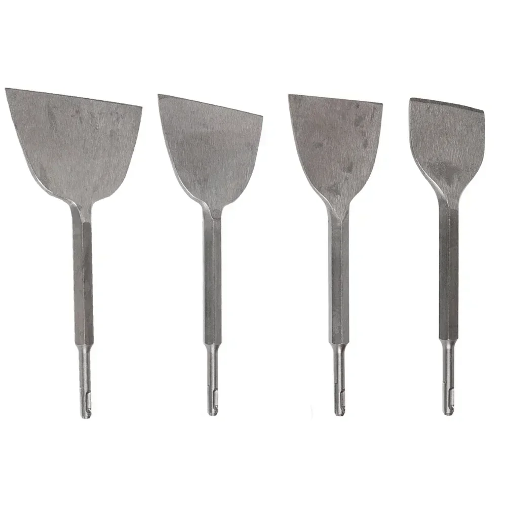 Electric Hammer Drill Bit with Round Shank Chisel for Masonry Work Perfect for Ice and Roofing Material Removal