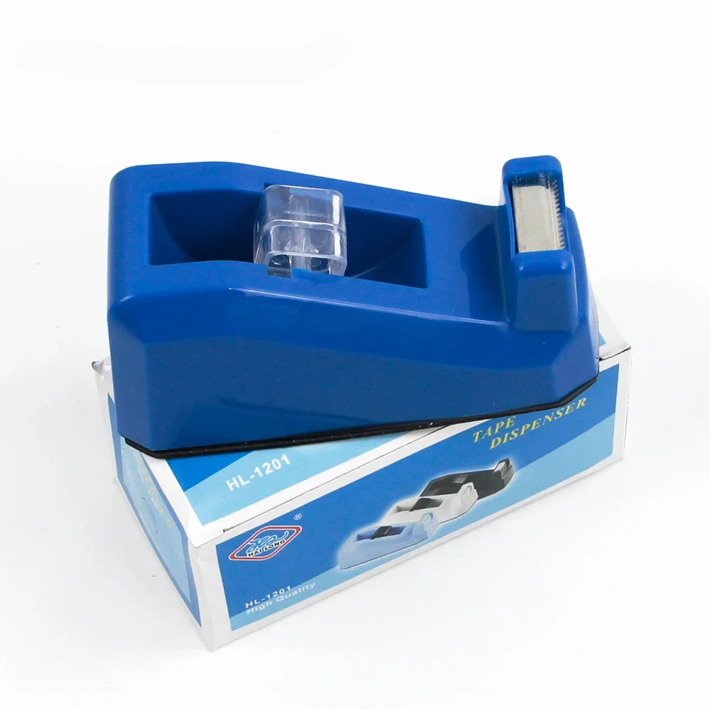 Boat Shape Desktop Packing Tape Dispenser With Custom Logo ABS Plastic Manually Small Roll Tape Dispenser