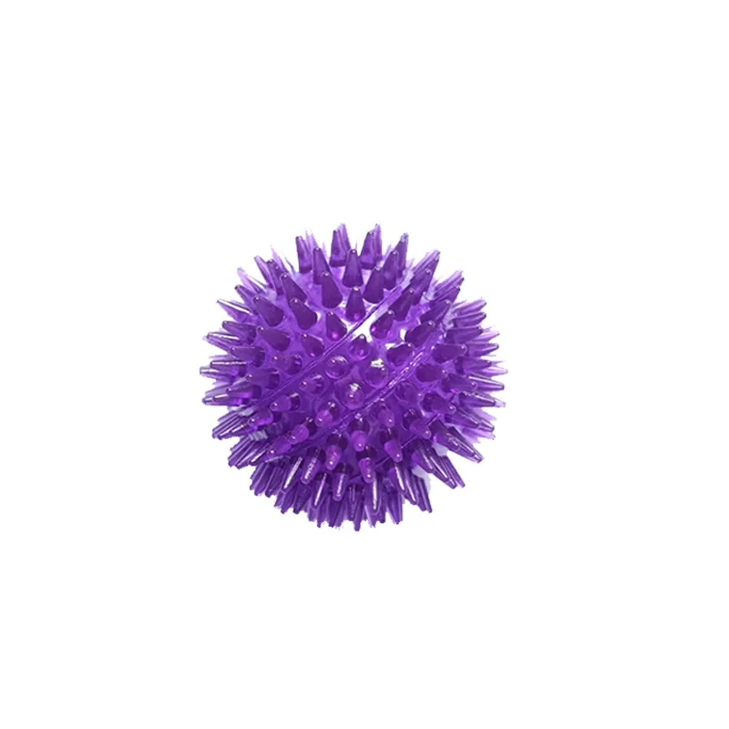 6/9/11cm Dog Squeaky Ball Pet Chew Toy with Sounding Puppy Resistant To Bite Cleaning Teething Molar Ball Pet Training Supplies