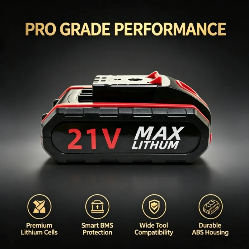 21V 2000mAh 18650 High‑Power Rechargeable Battery Pack For Single‑Hand Saw Electric Trimmer Cordless Drill
