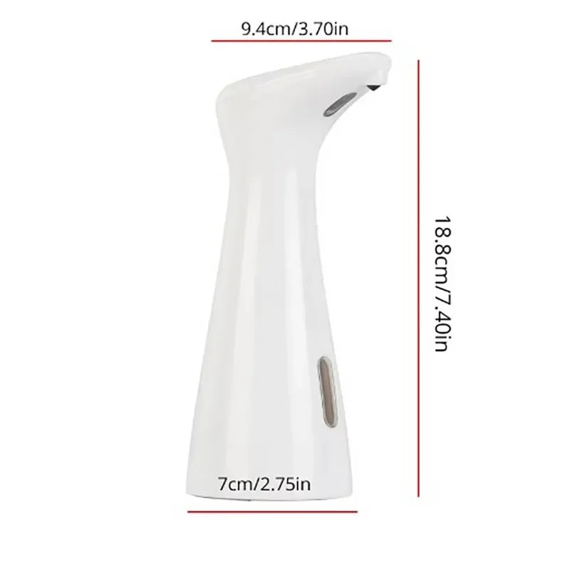 Automatic Sensor Soap Dispenser White High Quality Abs Waterproof Hand Soap Sensor Bathroom Smart Wash Handpiece