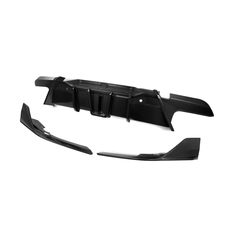 

Для BMW X6M F96 F96 LCI 2020+ задний диффузор в стиле SQ из сухого карбона, 3 элемента