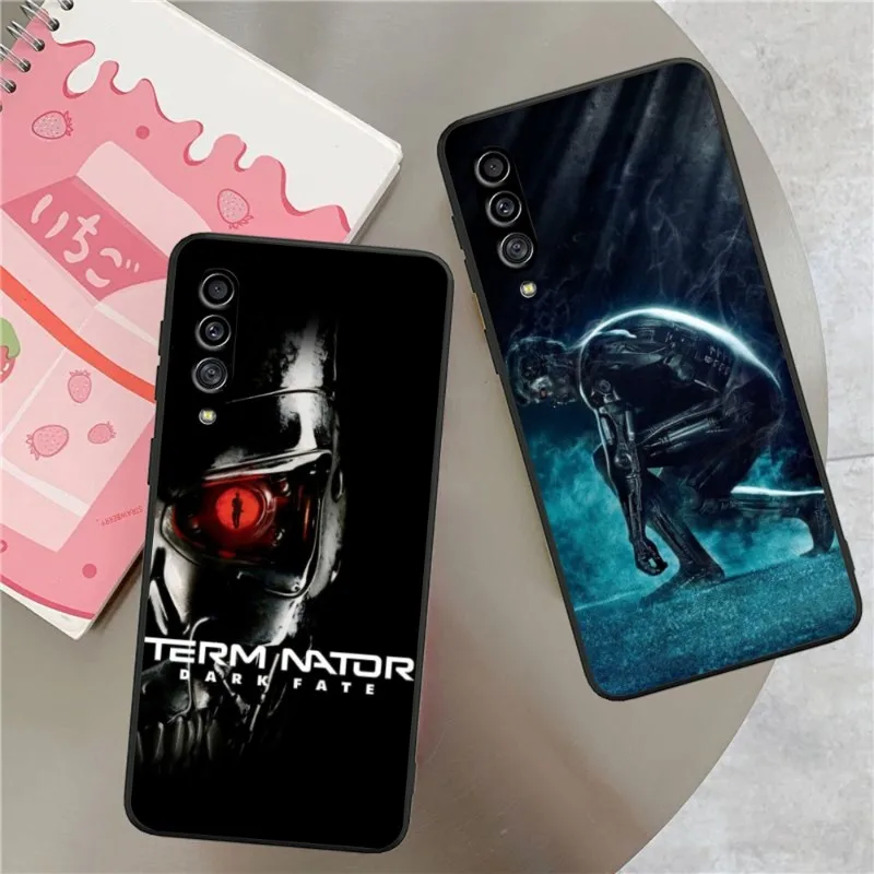 Terminator Fighter Smart Phone Case for Samsung Galaxy S23 S22 S21 S10 S9 S8 Plus Ultra Black Soft Phone Cover Funda