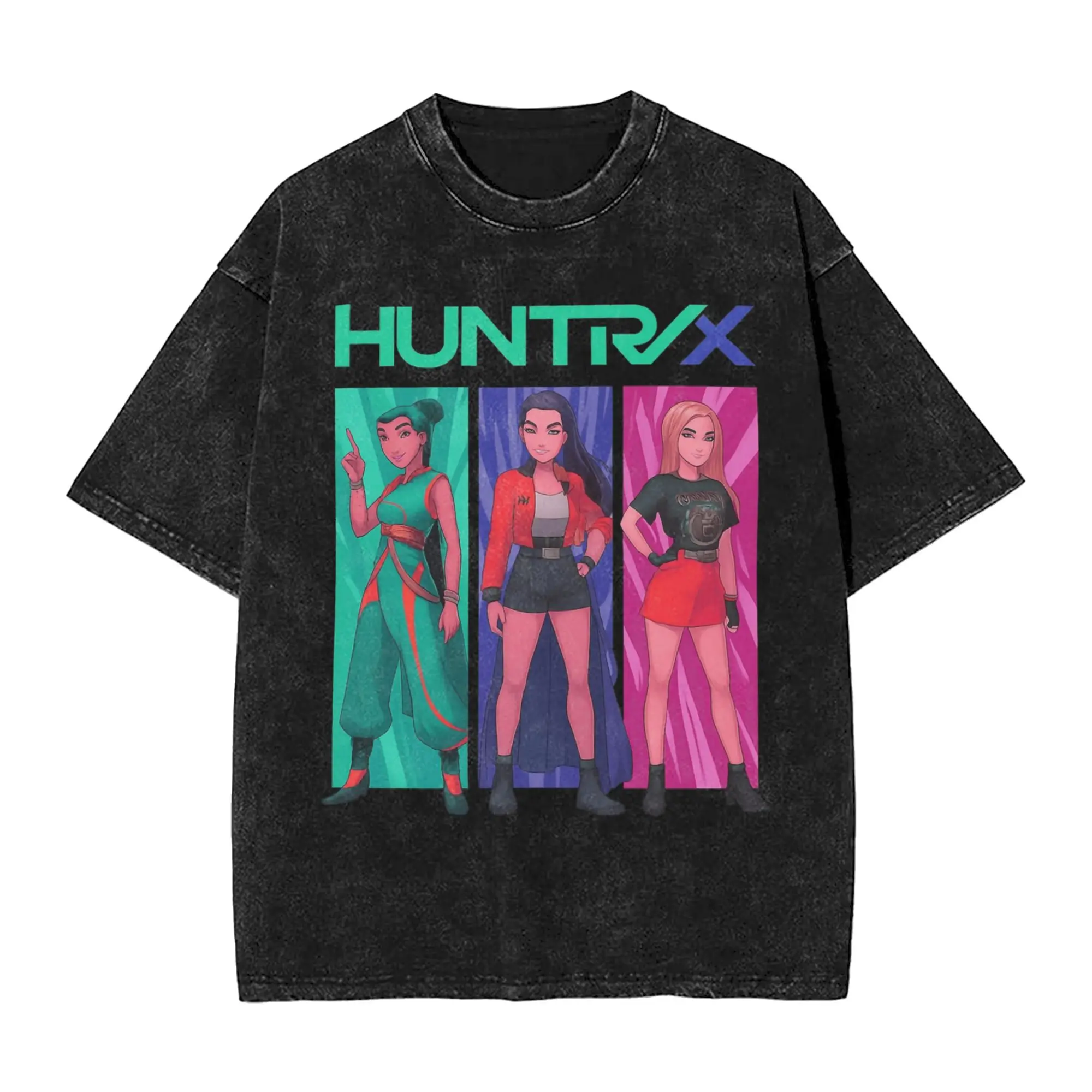 

Huntrix Kpop Demon Hunters Mira Rumi Zoey T Shirt Beach Street Style T-Shirts Cotton Popular Tee Shirt Men Short Sleeve Clothing