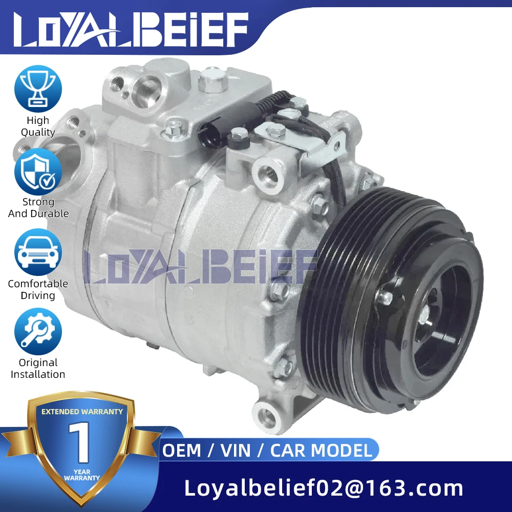 

Компрессор кондиционера 6SBU16C с муфтой для BMW X3 E83 2.5 3.0 E92 325 330 323 328 N52 N53 6918749 64526918749 4471902560, 6 канавок