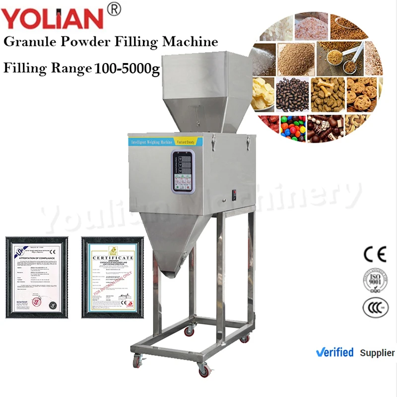 50-5000g FZ-5000 Powder Granule Particles Filling Weighing Packing Machine For Nut Specis Coffee Bean Sugar Tea Hardware Flour