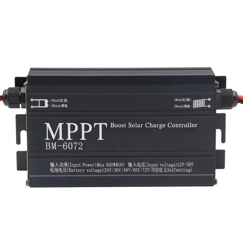 New MPPT Solar Boost Controller 24v36v48v60v72v 600W Battery Charger Charging Digital Controller