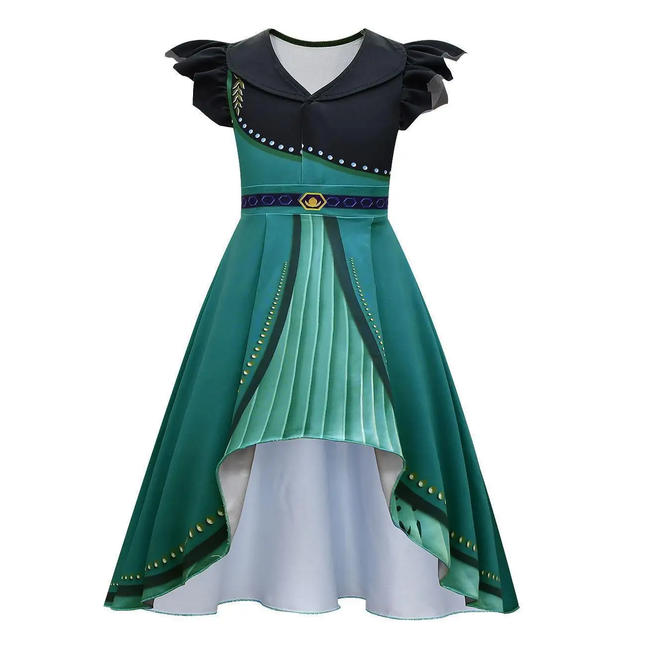 Megan Cosplay Kleid für Kinder Mädchen ai Puppe Anime Film Kostüm Anna Halloween Karneval Party Prinzessin Phantasie Outfit Spinnen kleid