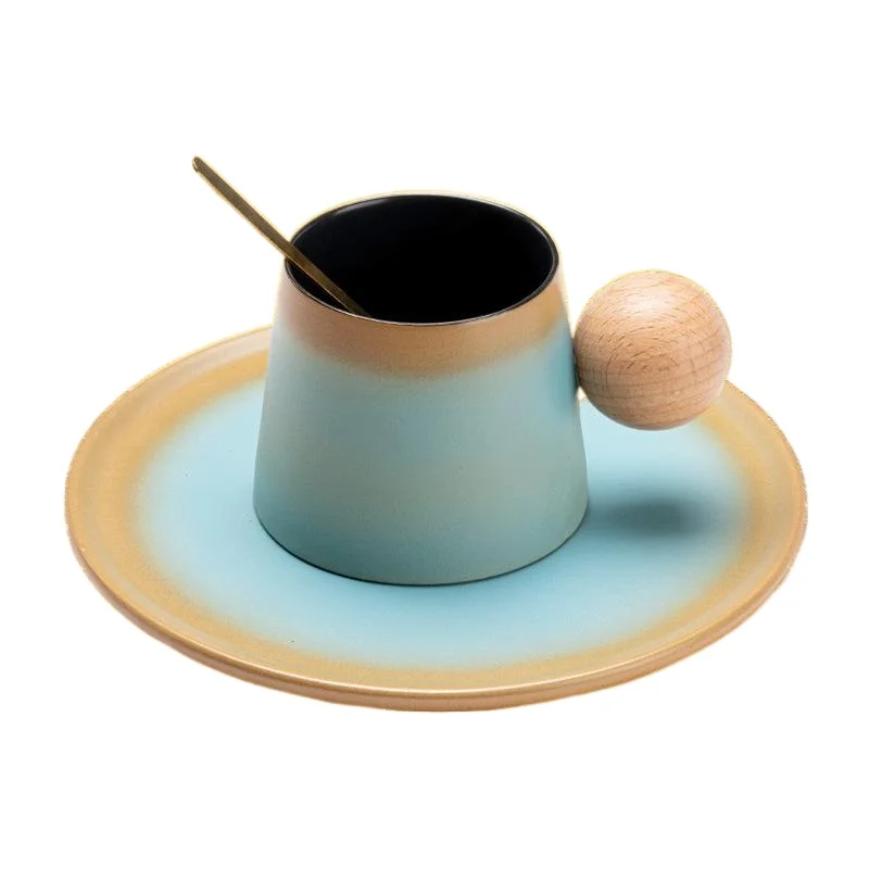 

Exquisite Ceramic Coffee Cup Set for Aesthetic Afternoon Tea At Home or As A Perfect Gift