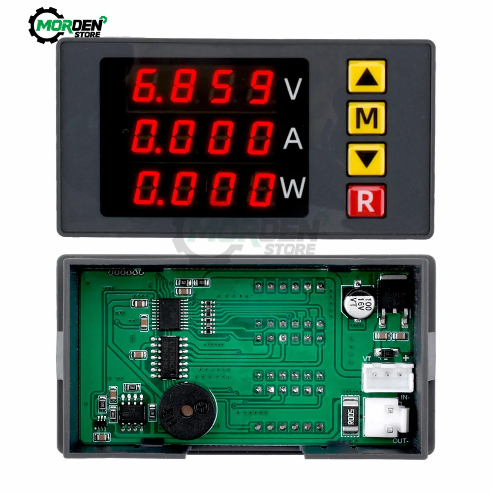 Imagem -06 - Led Digital Voltímetro Amperímetro Wattímetro Corrente Energia Medidor Detector Tester Fonte de Alimentação Ferramenta Eletricista 00001000w 4bit