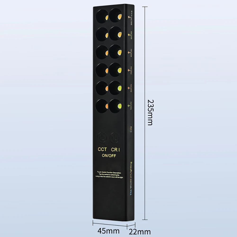 CCT CRI Meter tipe-c isi ulang baterai Lithium fotometer pencahayaan Sensor gerak penguji cahaya alat untuk desainer pencahayaan