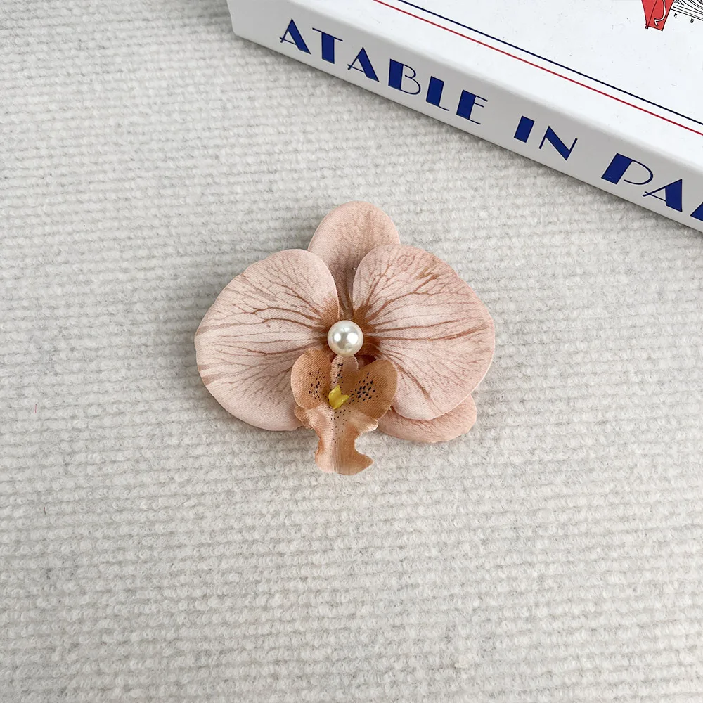 Butterfly Orchid Simulation Flower Hair Clip, Chic Design
